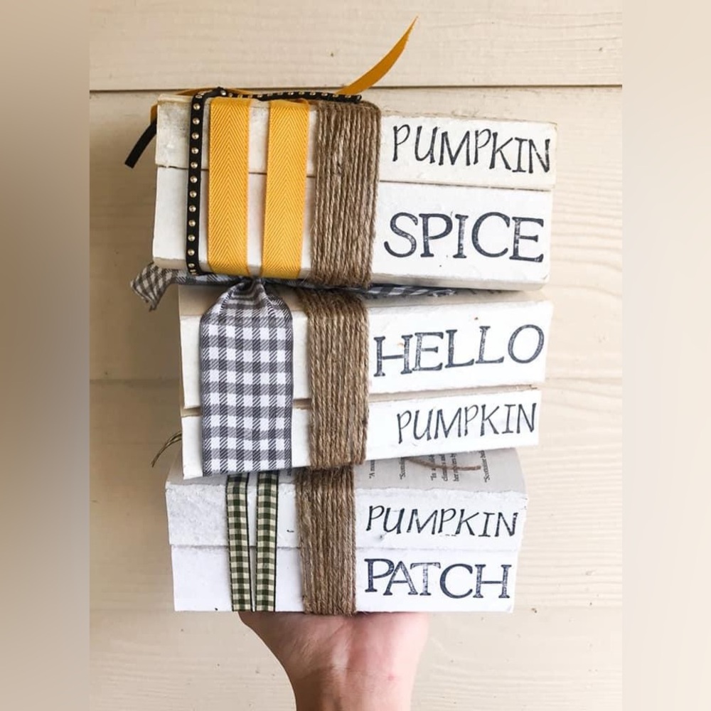 Fall custom book sets (real books)